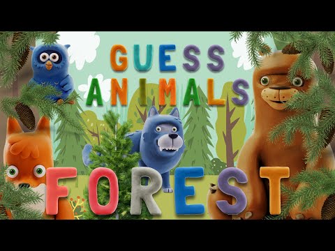GUESS ANIMALS - FOREST  | Learn ABC and animals easily | talking abc
