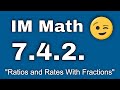 Exploring Ratios and Rates with Fractions