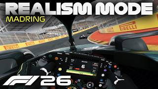 F1 26 Realism Mode - Fernando Alonso at Madrid Grand Prix [100% Race + Cockpit View + No Hud]