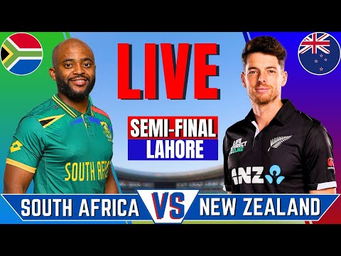 New Zealand vs South Africa, 2nd Semifinal | Live Cricket Match | NZ vs SA Match Live | Analyse