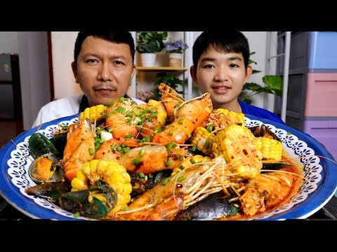 กุ้งถัง ทะเลถัง จัดให้2พ่อลูกโล้นถาดไปเลยจ้าวันนี้ 25 มิถุนายน พ.ศ.2568