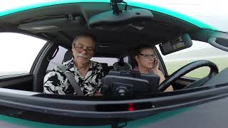 Lightning strikes Susan’s car on Hwy 55 south on 2016 08 28!
