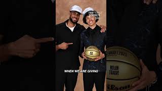 Dreamed it as a kid, inspired by his brother, now making it happen #nolantraore #brooklynnets #nba