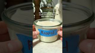 Homemade Ranch Dressing