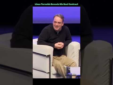 Linus Torvalds Reveals His Real Contract #shorts #linux #knowledge #programmer