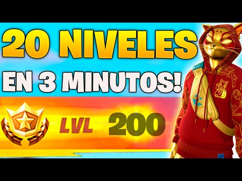 MAPA DE XP +20 NIVELES 🎁 COMO SUBIR DE NIVEL EN FORTNITE 📦 MAPA XP, BUG DE XP O MAPAS DE XP FORTNITE