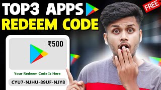 Top 3 - Free Redeem Code App 2024 | Google Play Redeem Code | Free Redeem Code