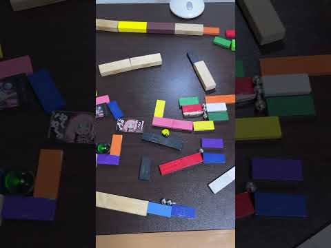 【じゃんけん】勝った人いますか？本日のピタゴラスイッチ #marblerun #dominos #rubegoldberg #woodentoys #ピタゴラスイッチ #tiktok #asmr