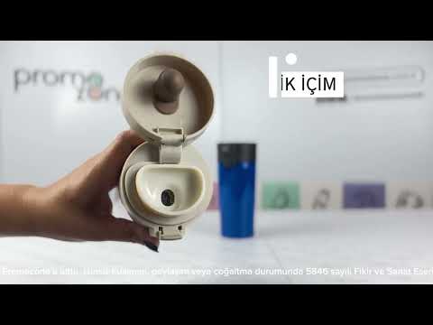 350 ml Paslanmaz Çelik Kilitli Kapaklı Termos Promozone