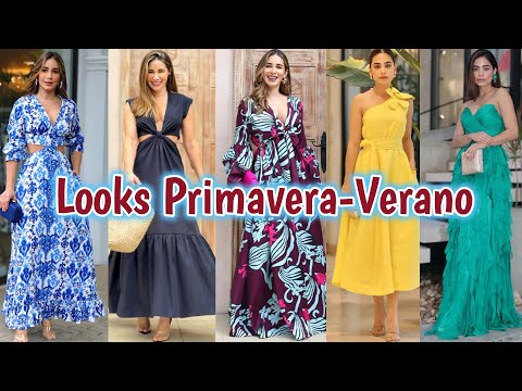 🟢LOOKS VESTIDOS EN TENDENCIA PRIMAVERA-VERANO 2025 LUCE RADIENTE Y CON ESTILO TU ASESORA DE IMAGEN😍