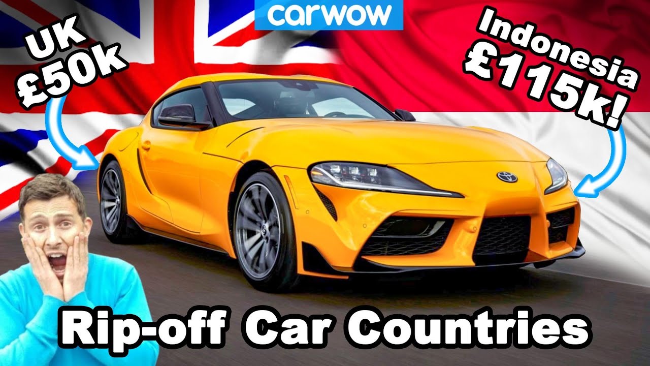 The -115K Toyota Supra and 7 other cars which are crazy expensive in some countries!