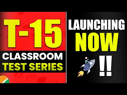 Launching T-15, T-11 & T-7 Classroom Test Series for NEET 2025 in New Year - Start Getting READY Now