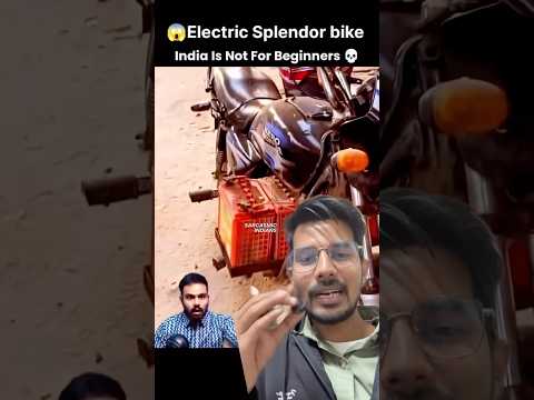 ⚡️Electric Hero splendor🛵 in india😆 #splendarlover❤️ #ev #splendarmodified❤️