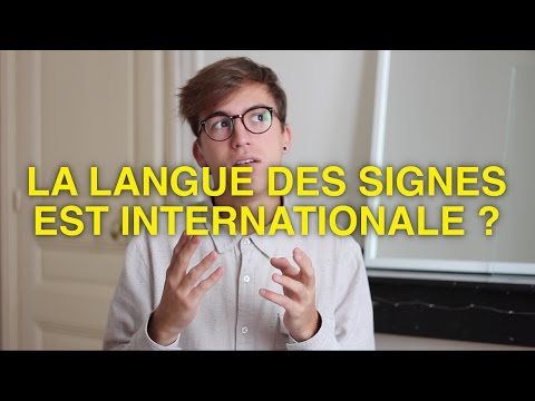 La langue des signes est internationale ? - Lucas Wild