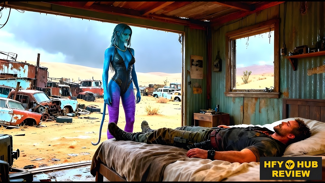 A Shy Human Hired a Giant Alien Woman as a Cook, One Week Later She Did Something to Him Terrifying