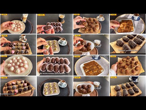 8 ÇEŞİT PRATİK KAHVE YANI İKRAMLIKLARI/ Evdeki malzemelerle Yapabileceksiniz❗️/ Pratik İkramlıklar