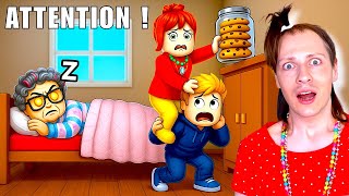 Je dois MANGER TOUS LES COOKIES de la NOUVELLE GRANNY ! (Roblox) Nadège Candle