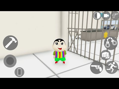 😭 Police Arrest Shinchan in Jail 💥🚨 Indian Bike Driving 3d Game 🎮 Video