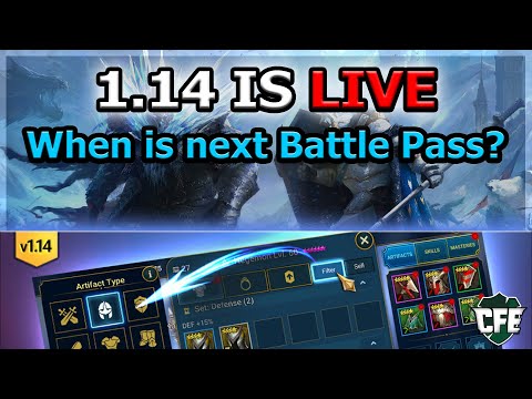 RAID Shadow Legends | 1.14 IS LIVE! | WHEN IS BATTLE PASS 2?!