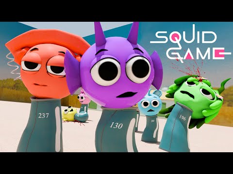 SPRUNKI IN SQUID GAME - GREEN LIGHT & RED LIGHT [3D ANIMATION]