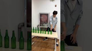 This Men Making World Record to break bottle #shorts