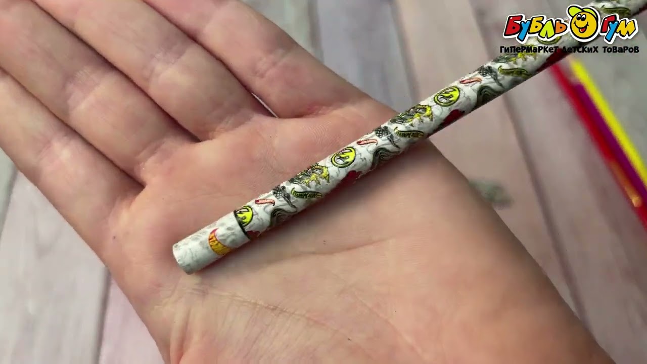 Карандаши Hot Wheels чернографитные 3шт  - видео Карандаши Hot Wheels чернографитные 3шт  - видео