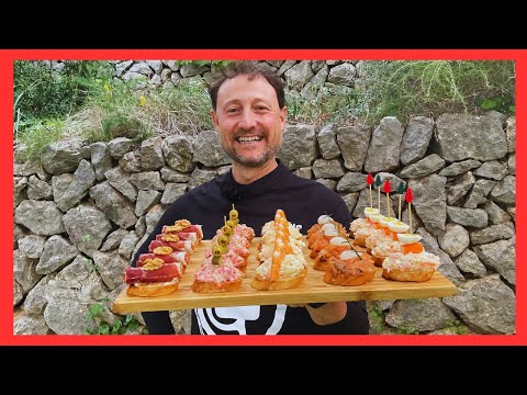5 CANAP脡S MUY F脕CILES con Pan Tostado 馃構 - GUILLE RODRIGUEZ