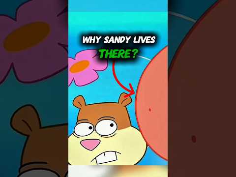 The Real Reason Sandy Lives Underwater ๐จ #shorts