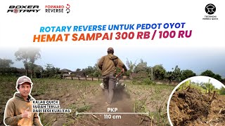 Tips Efisien Garap Lahan Tebu! Pedot Oyot Hemat Sampai 300 ribu/100ru | Boxer Rotary