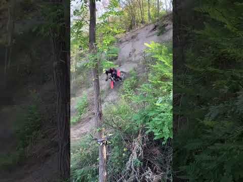 как вам такая методика спуска ? #Enduro