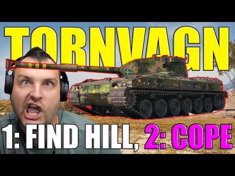 Tornvagn Gameplay – Step 1: Find Hill. Step 2: Cope.