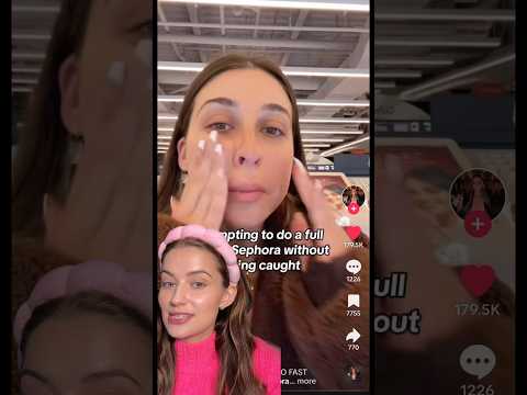 A full face of makeup with Sephora testers?! (former Sephora beauty advisor reacts) #sephora