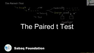 The Paired t Test