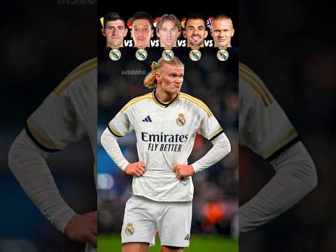 T.Courtois VS Ozil VS Modric VS Ceballos VS Haaland 🥵🥶 Join Real Madrid Challenge