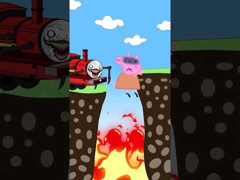 Daddy Peppa saves mother and daughter from the Ghost Ship - #shorts #animation #story