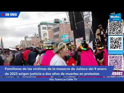 Masacre de Juliaca: Familiares exigen justicia a dos años de muertes en protestas