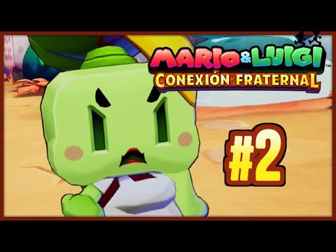 Mario & Luigi: Conexión fraternal (Esp) -Parte 2- El poblado artístico