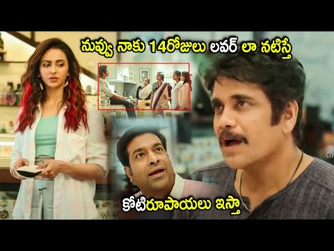 Rakul Preet Singh & Nagarjuna Super Hit Comedy Scene | Telugu Movies | Cinema Chupistha