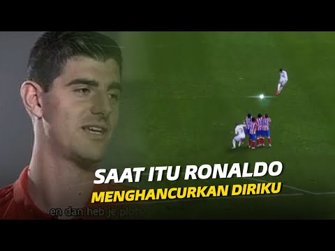 “Bolanya Berubah Arah” Inilah Hari DImana Thibaut Courtois Tak Bergerak Melihat Freekick Ronaldo