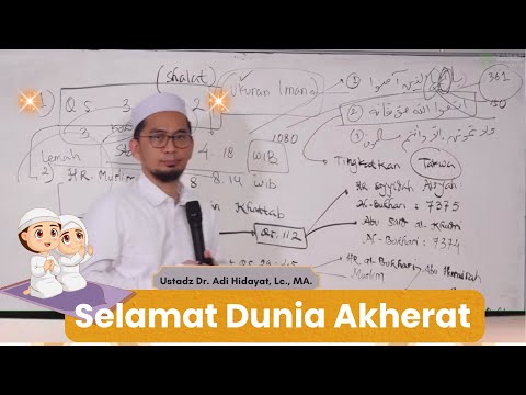 selamat dunia akherat, Ustadz Adi Hidayat (part 1)