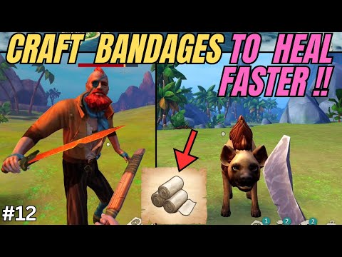 Craft Bandages To Heal Yourself! SURVIVAL ISLAND EVO 2 Gameplay