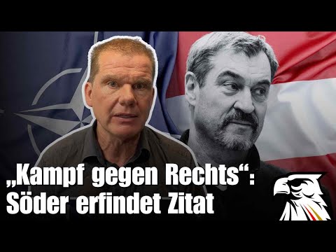 „Kampf gegen Rechts“: Söder erfindet Zitat - FPÖ: „Söder brabbelt Unsinn!“