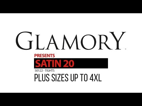 Glamory Satin 20 Tights - Plus Size Product Video
