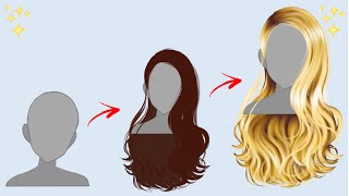 Easy Hair Drawing Techniques - IbisPaint x