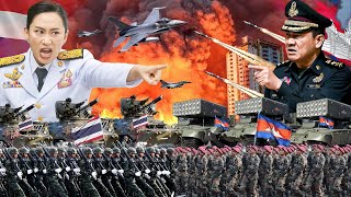 HARI KEDUA PERANG THAILAND VS KAMBOJA! Jet Tempur Thailand Serang Ibu Kota Phnom Penh!?