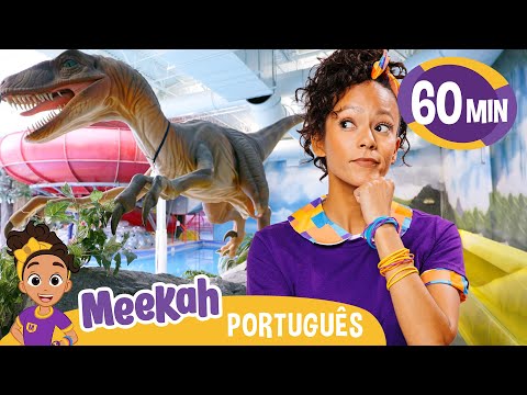 Meekah conhece Stanley Dinossauro | 💜Olá Meekah!💜| Amigos do Blippi Brasil | Videos Educativos