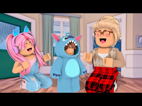 ROTINA DE FÉRIAS EM UM DIA CHUVOSO EM CASA! Family Roleplay! ROBLOX