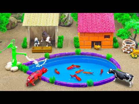 The Most Funny Story from the Farmyard – Caring for Cows and Horses – Cattle Farm Diorama