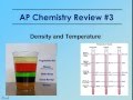 Density, Volume, and Temperature Concepts