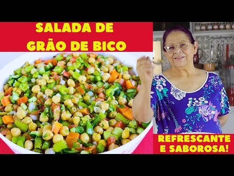 MINHA SALADA DE GRÃO DE BICO PREDILETA!😋 FÁCIL E RÁPIDA DE FAZER E PERFEITA PARA QUALQUER OCASIÃO 🥗🫘